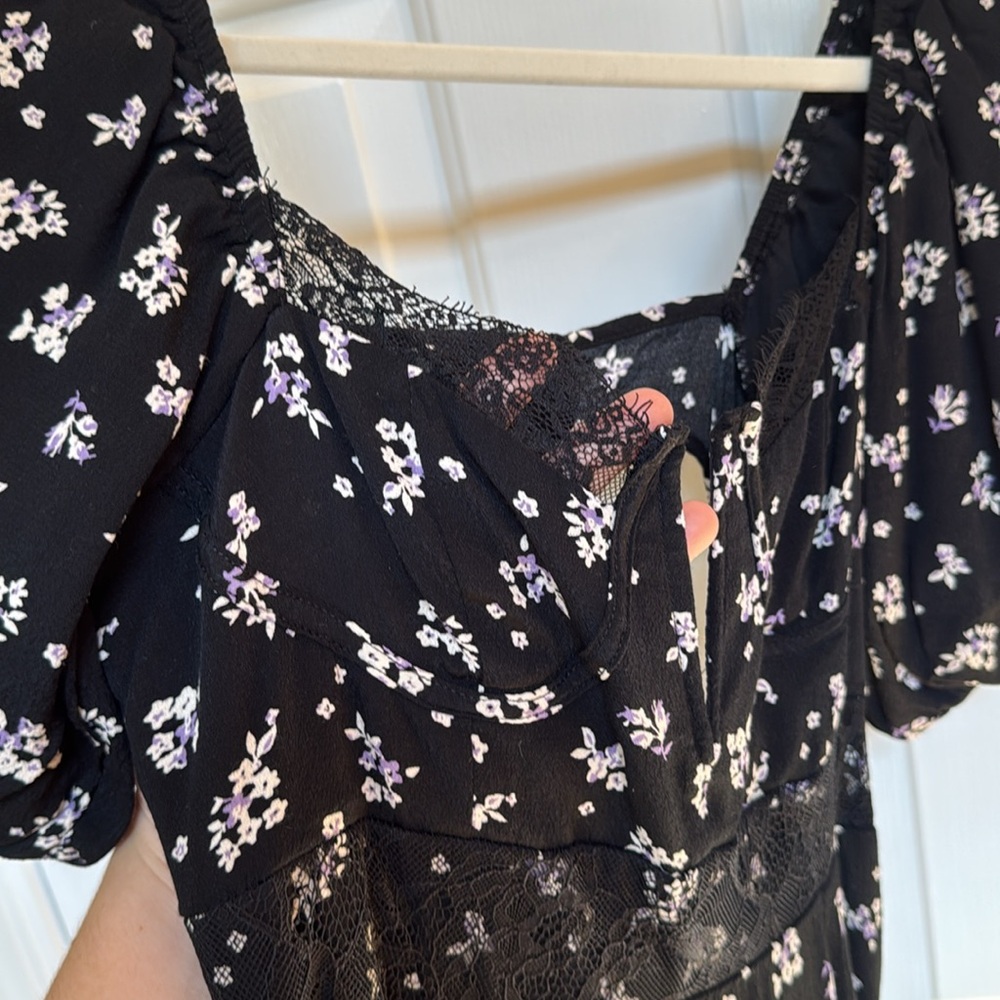 Forever 21 Black Floral Maxi Dress - Picture 11 of 14